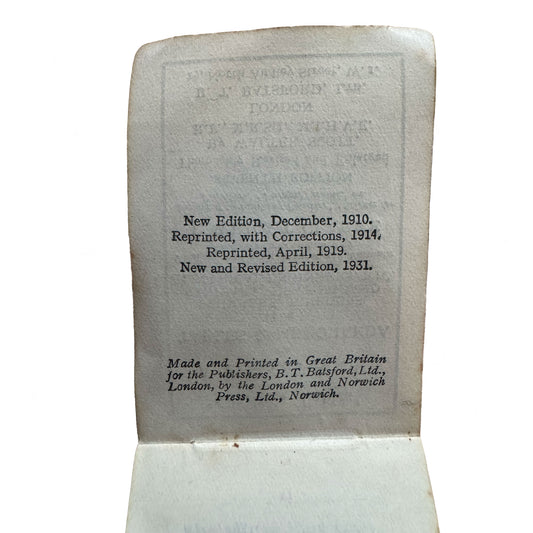 A Pocket Book of Memoranda for Plumbers dated 1931