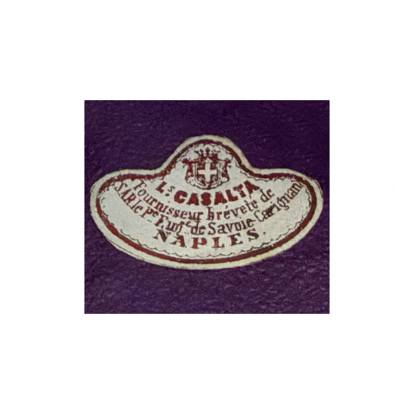 Victorian Coral Etruscan Revival Brooch By Casalta Circa 1860