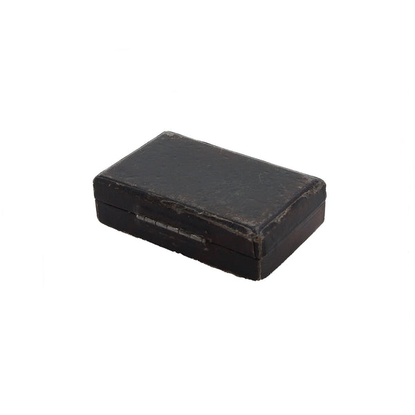 Black rectangular box on a white background