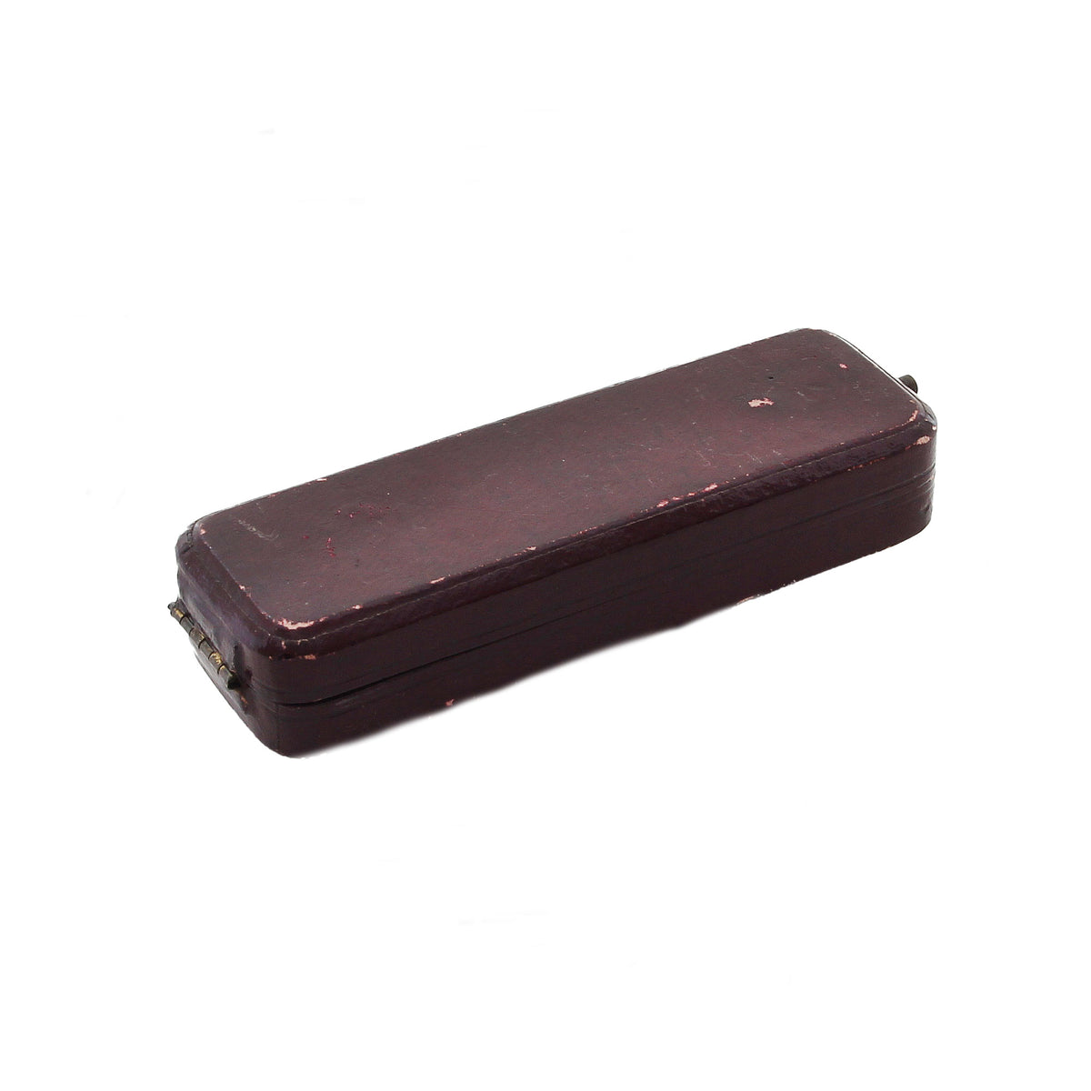 Brown rectangular object on a white background