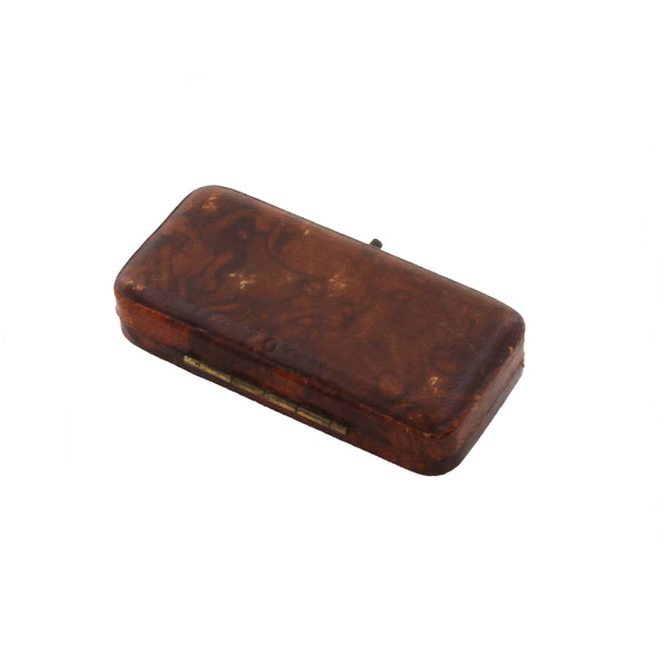 Brown rectangular box on a white background