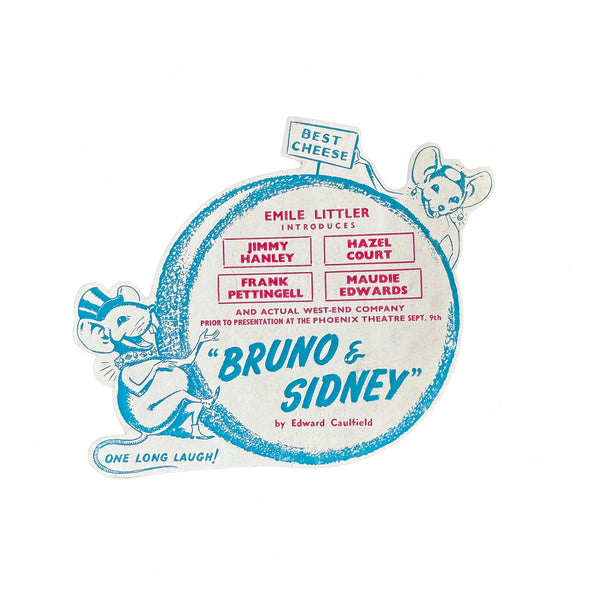 bruno and Sidney mouse blue pink advertisement