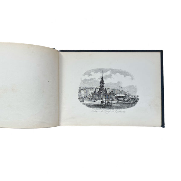 aquarium old photo print in landscape book