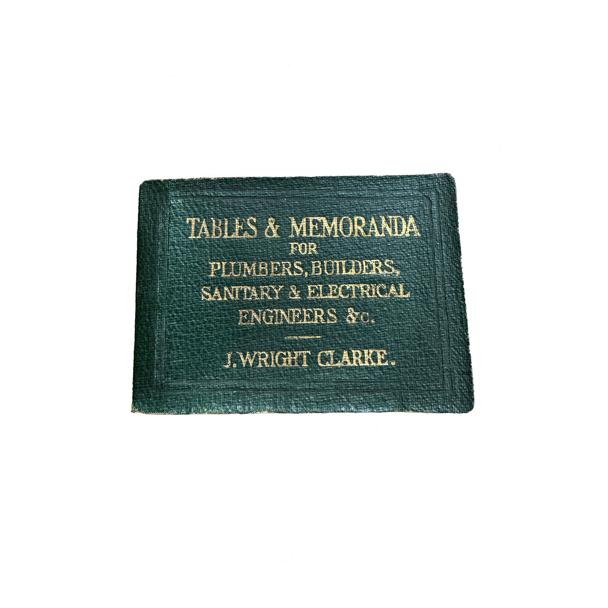 A Pocket Book of Memoranda for Plumbers dated 1931