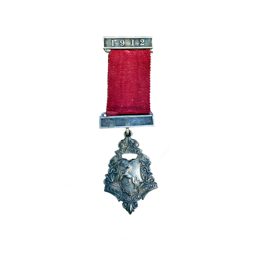 Antique Silver Kent Education Committee Medal Dated 1912