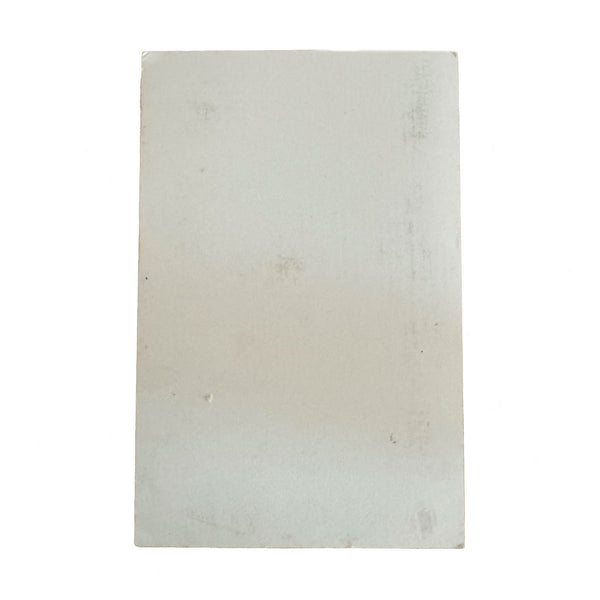 Rectangular white stone tile on a white background