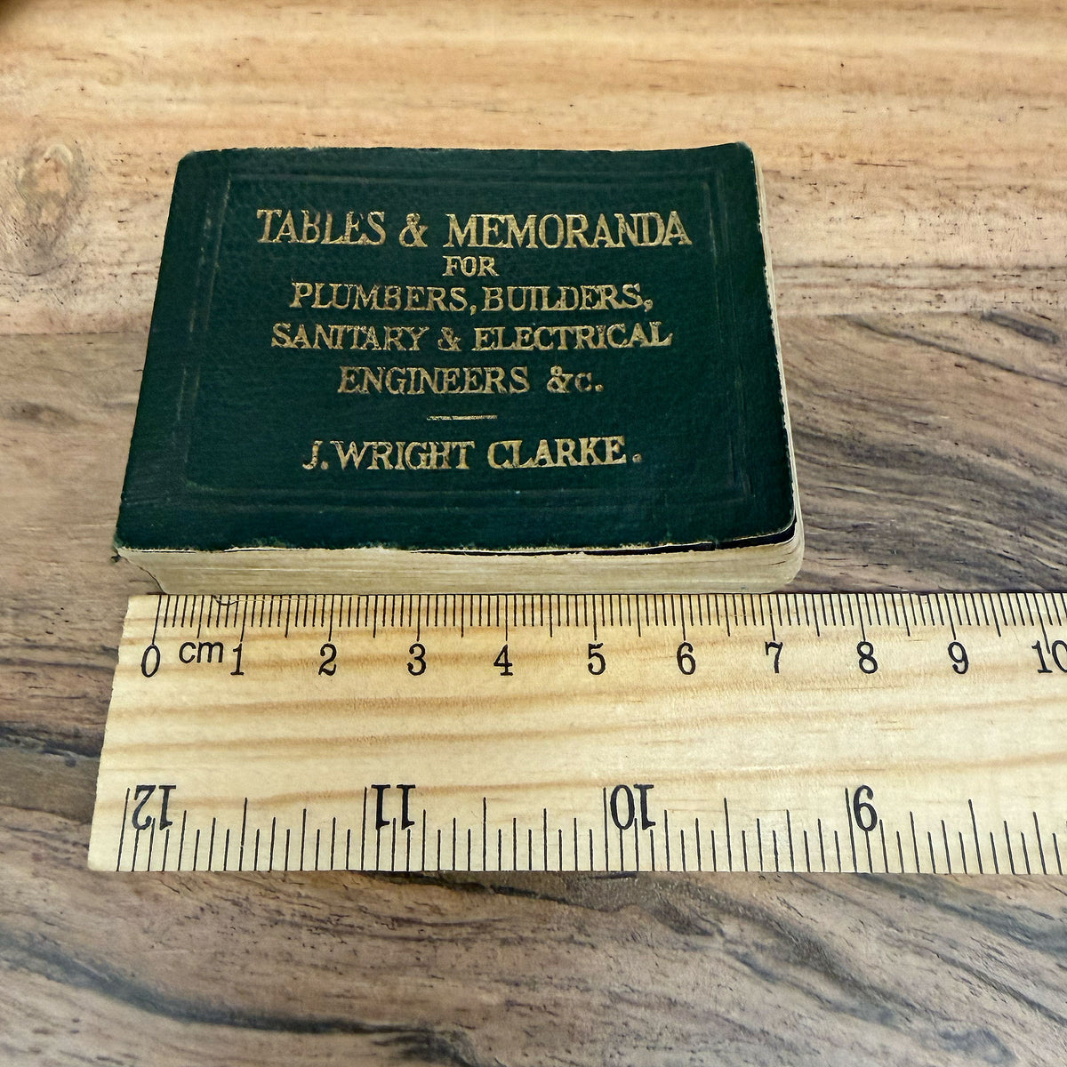 A Pocket Book of Memoranda for Plumbers dated 1931