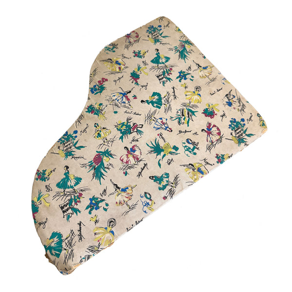 Floral patterned product on a beige background