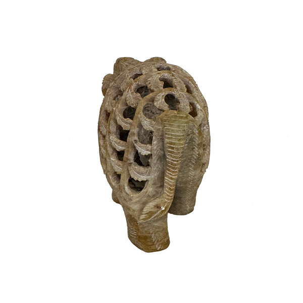 back of elephant soapstone model