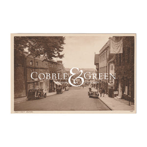 vintage high street photo in Arundel postcard