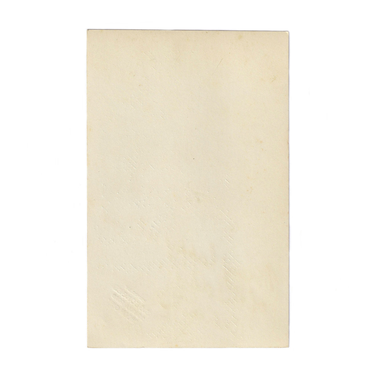 blank reverse of the signed photo of Alice delysia 