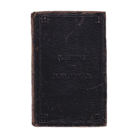 Leather-bound book with the title 'Practical Questions for Enginemen and Fireman' published by Lancashire and Yorkshire Railway, Horwich. Dated April 1910.