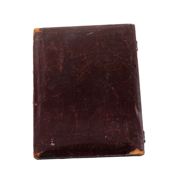 a leather reverse of a portrait photo