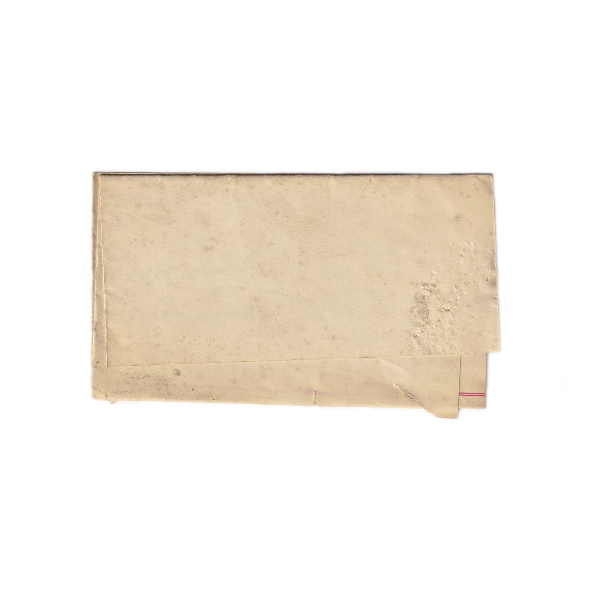folded up piece of paper