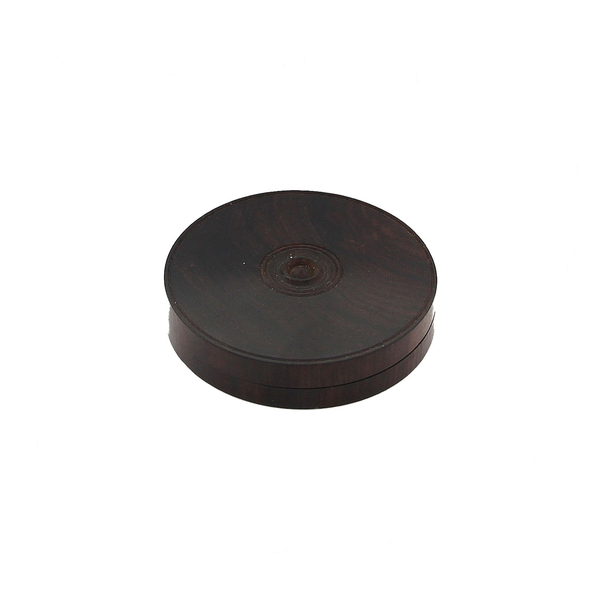 A circular box for an antique victorian wax seal